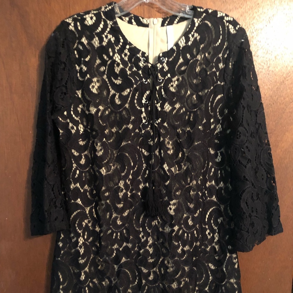 Black Lace Dress; size Small